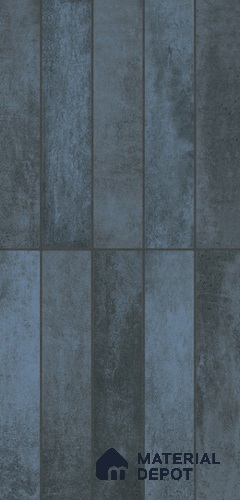 Highlighter Look Wall Tile TL 11393 I 582 Azul 2 ft x 1 ft Glossy Finish Ceramic Tile - 9 mm