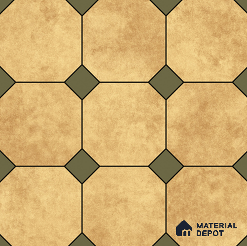 Hexagonal Look Floor & Wall Tile TL 11380 B 6622 2 ft x 2 ft Matte Finish Porcelain Tile - 9 mm