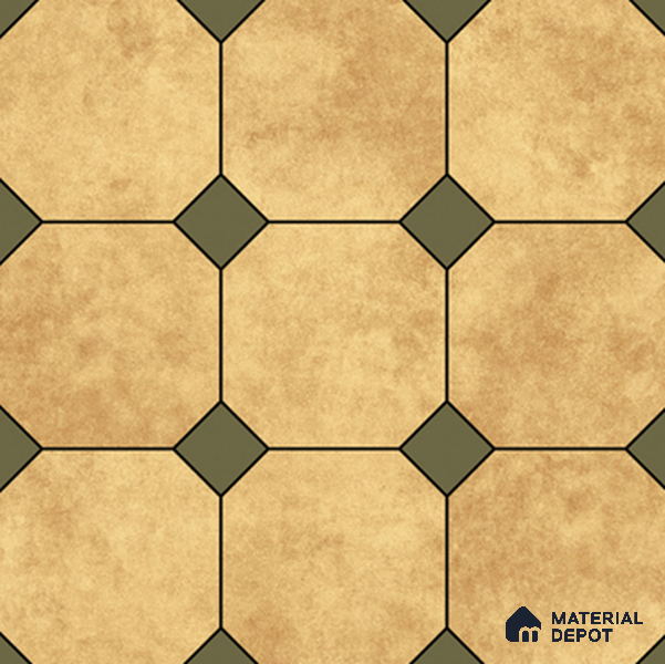 Hexagonal Look Floor & Wall Tile TL 11380 B 6622 2 ft x 2 ft Matte Finish Porcelain Tile - 9 mm