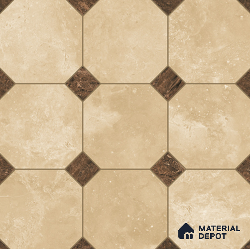Hexagonal Look Floor & Wall Tile TL 11380 6621 2 ft x 2 ft Matte Finish Porcelain Tile - 9 mm