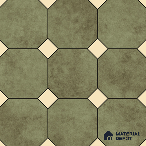 Hexagonal Look Floor & Wall Tile TL 11380 D 6626 2 ft x 2 ft Matte Finish Porcelain Tile - 9 mm