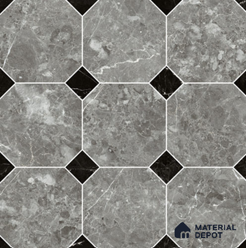 Hexagonal Look Floor & Wall Tile TL 11380 F 6625 2 ft x 2 ft Matte Finish Porcelain Tile - 9 mm