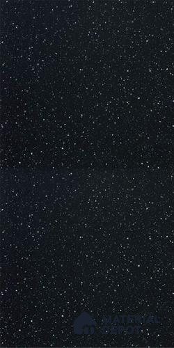 D028 Merino Hanex Black Beat 8 ft x 2.5 ft Corian Solid Surface - 6 mm