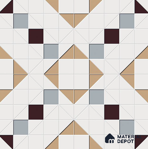 Moroccan Look Floor & Wall Tile TL 11383 6015 2 ft x 2 ft Matte Finish Porcelain Tile - 9 mm