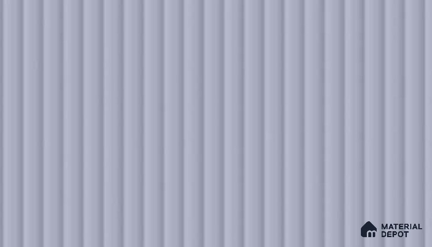 Cool Grey Fluted Solid Color LM 19435 Saturated Blue Matte Finish 8 ft x 4 ft Matte Finish Decorative Laminate - 1 mm | Suitable for TV Unit,Wardrobe, Kitchen Cabinets