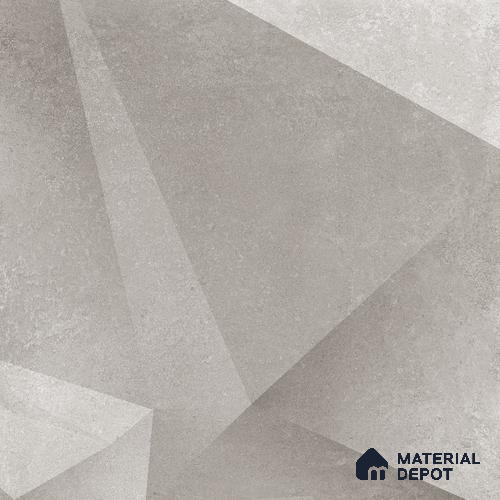 Grey Cement Wall & Floor Tile TL 06982 2 ft x 2 ft Vitrified Carving Matte Finish - 9 mm | Suitable for Living Room, Bedroom, Bathroom | Please Expect a Slight Variation of Pattern