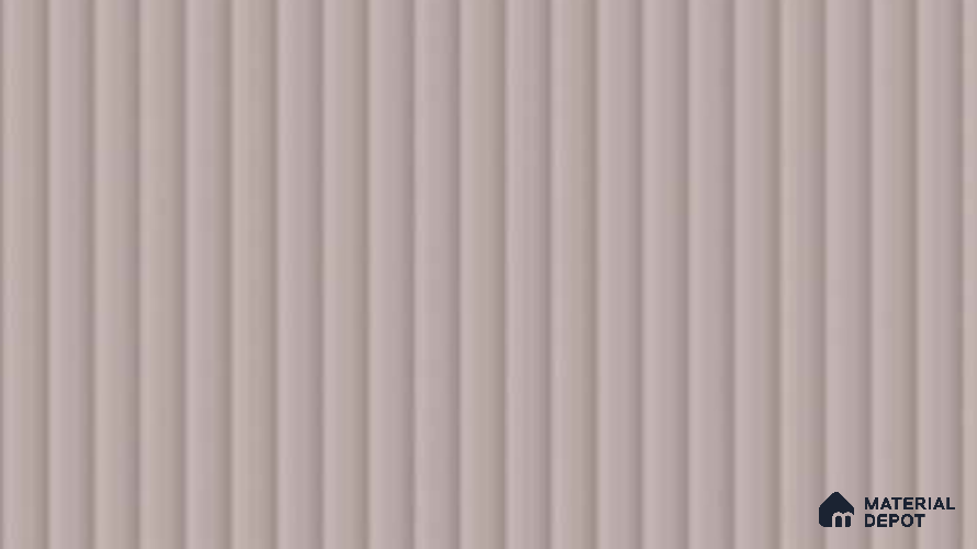 Lead Grey Fluted Solid Color LM 19468 B Lead Glossy Finish 8 ft x 4 ft Glossy Finish Decorative Laminate - 1 mm | Suitable for TV Unit,Wardrobe, Kitchen Cabinets