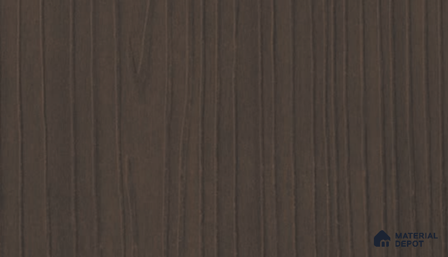 Wooden Look 80176 DW Chocolate 8 ft x 4 ft Texture Finish Liner Laminate - 0.8 mm | Suitable for TV Unit, Wardrobe, Kitchen Cabinets
