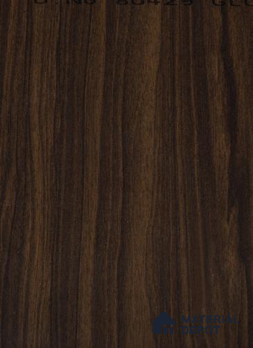 Wooden Look 80429 GL Heritage Walnut 8 ft x 4 ft High Gloss Finish Liner Laminate - 0.8 mm | Suitable for TV Unit, Wardrobe, Kitchen Cabinets