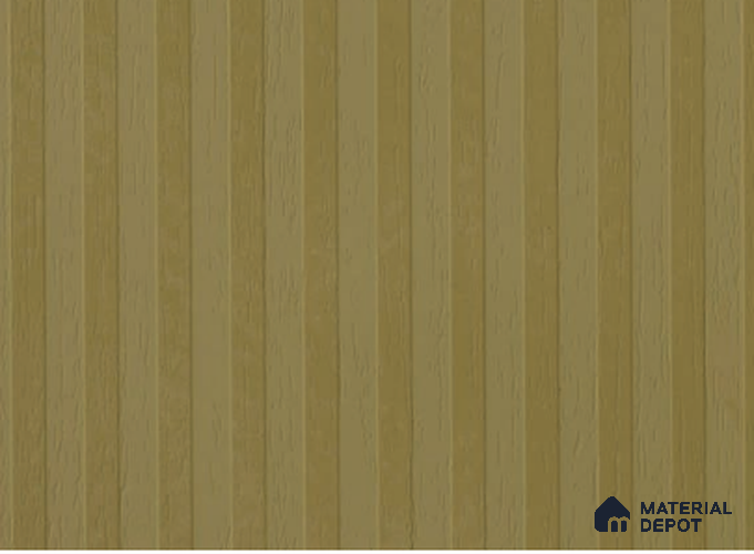 Fluted Solid Color Look 83283 CL Verona Green 8 ft x 4 ft Texture Finish Liner Laminate - 0.8 mm | Suitable for TV Unit, Wardrobe, Kitchen Cabinets