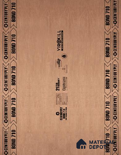 Bond Shield BWP CenturyPly 8 ft x 4 ft Plywood - 19 mm (21 Years Warranty)