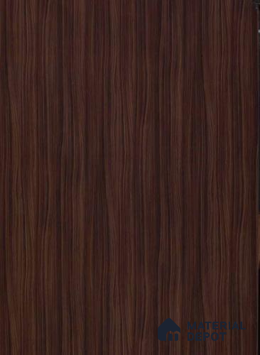 Wooden Look 3418 HG Deco Walnut Dark Brown 8 ft x 4 ft High Gloss Finish Decorative Laminate - 1 mm  | Suitable for TV Unit, Wardrobe, Kitchen Cabinets | Matching Edgeband Code - (Rehau - 920P) | (E3 - 2517 HG)