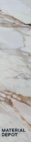 White Marble Look PVC High Gloss Finish UV Marble Polygranite Sheets 8 ft x 4 ft | LM 19517 - 3 mm