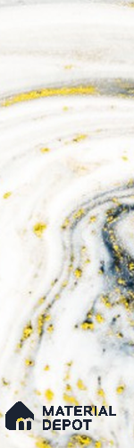 White Marble Look PVC High Gloss Finish UV Marble Polygranite Sheets 8 ft x 4 ft | LM 19529 - 3 mm
