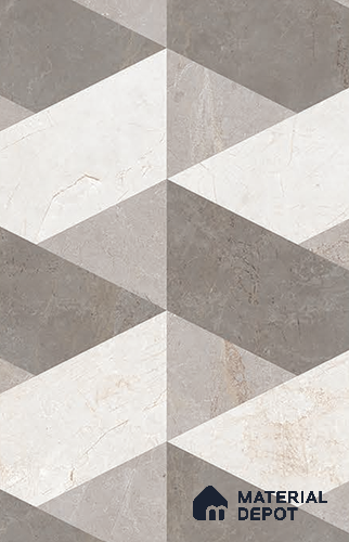 Grey Highlighter Wall Tile TL 06750 D Gravier Heritage Smoke Etch 800x1600 mm Vitrified Carving Satin Finish - 9 mm |  | Suitable for Living Room, Bedroom, Bathroom