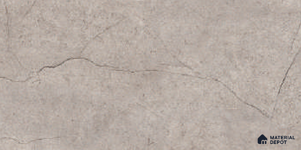 Grey Marble Wall Tile TL 06757 B Lustra Aegean Ash 2 ft x 1 ft Ceramic Carving Glossy Finish - 9 mm | | Suitable for Living Room, Bedroom, Bathroom