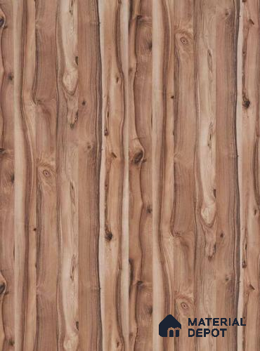 Wooden Look 4515 SU Ottoman Walnut 8 ft x 4 ft Suede Finish Decorative Laminate - 1 mm | Suitable for TV Unit, Wardrobe, Kitchen Cabinets