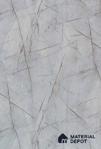 3926 HG Silver Caspio 8 ft x 4 ft High Gloss Finish Decorative Laminate - 1 mm  | Suitable for TV Unit, Wardrobe, Kitchen Cabinets | Matching Edgeband Code - (Rehau - 1059P) | (E3 - 2528 HG)