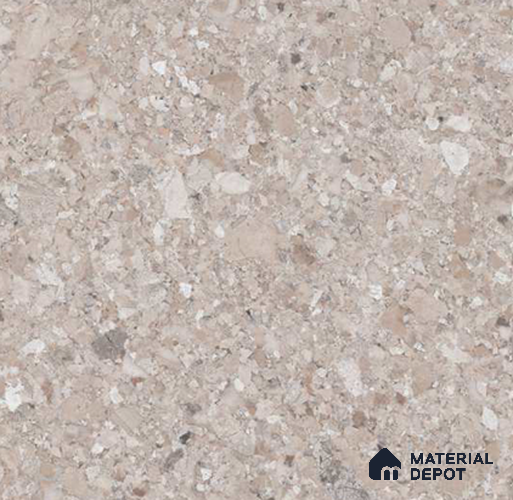 Brown Stone Floor Tile TL 06819 Lustra Clouded Taupe 2 ft x 2 ft Vitrified Carving Matte Finish - 12 mm | 4 Random Design | Suitable for Living Room, Bedroom, Bathroom