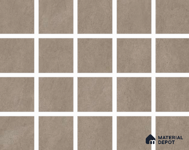 Brown Stone Floor & Wall Tile TL 06834 C Lustra Canyon Bark 2 ft x 2 ft Vitrified Carving Matte Finish - 9 mm | 20 Random Design | Suitable for Living Room, Bedroom, Bathroom
