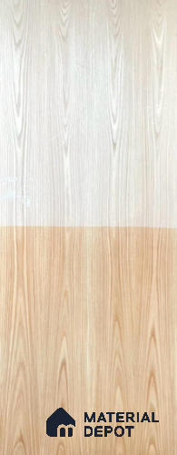White Oak Premium 10 ft x 4 ft Silicon Natural Veneer - 3.7 mm