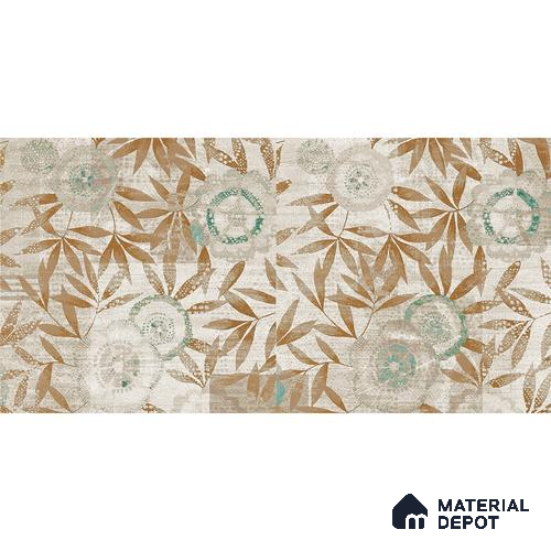 Abstract Wallpaper Pattern Using Orange Leaves Indrani Series Handmade Abstract Design (Customised Size Wallpaper )