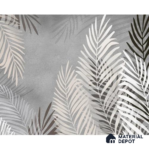 A close-up of aYellow Chinoiserie Wallpaper with Flowers and Birds, Customised Sparkla N Shine Series Chinoserie Design (Customised Size Wallpaper) with a finish available at Material Depot in Bangalore