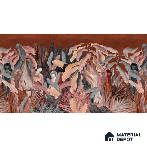 Enchanting Nymphs of Nature Art Sandstone (Customised Size Wallpaper)