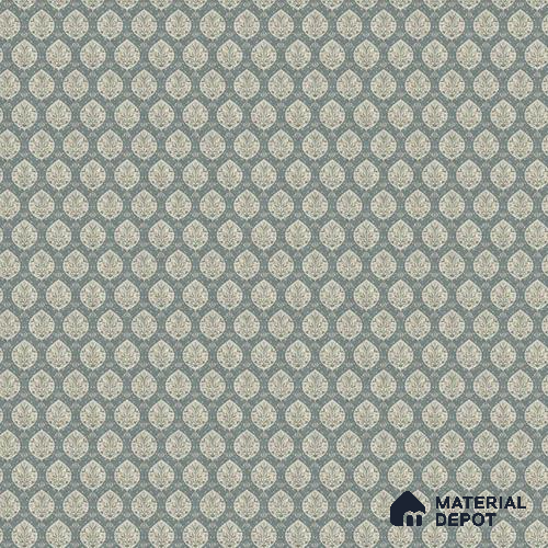Gulmohar Indian 10 Meter x 19.68 Inches Soft Feel Wallpaper Roll in Dusty Blue Color