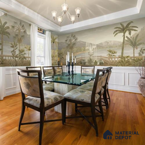 Khayal, A Beautiful Room Wallpaper Sukoon Series Handmade Patterned Design (Customised Size Wallpaper)