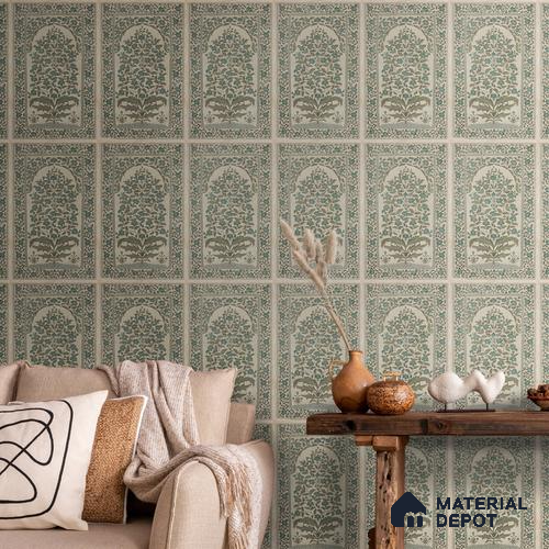 Madhur, Jharoka Style Canvas Wallpaper for Rooms