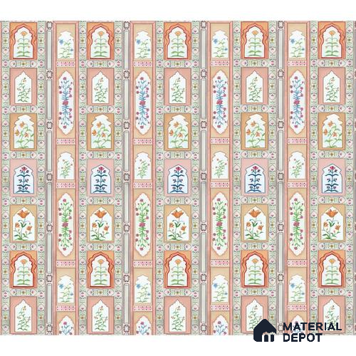 Mandan Symphony of Flowers on Sandstone Wallpaper