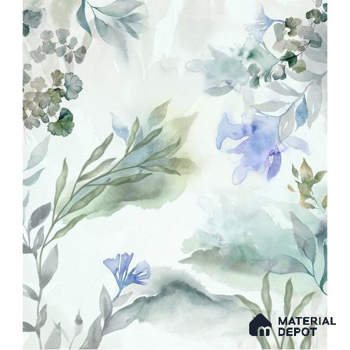 Water Colors Look Floral Wallpaper Indrani Series Handmade Florals Design (Customised Size Wallpaper )