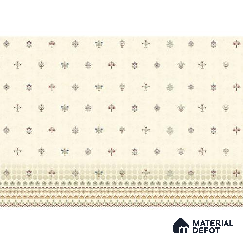 A close-up of aYellow Chinoiserie Wallpaper with Flowers and Birds, Customised Sparkla N Shine Series Chinoserie Design (Customised Size Wallpaper) with a finish available at Material Depot in Bangalore