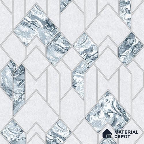 34533-2 | 5 Meter x 41.7 Inches Geometric Look PVC Wallpaper - 56.99 Sq. Ft | Minimum 15% wastage during installation