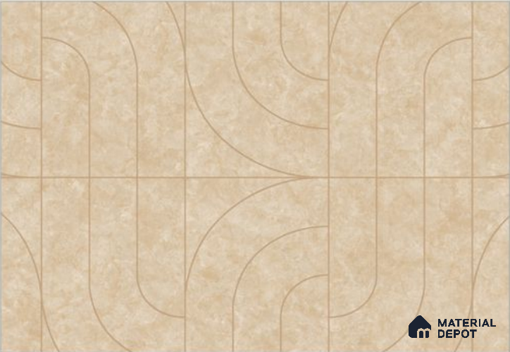 34535-3 | 5 Meter x 41.7 Inches Geometric Look PVC Wallpaper - 56.99 Sq. Ft | Minimum 15% wastage during installation