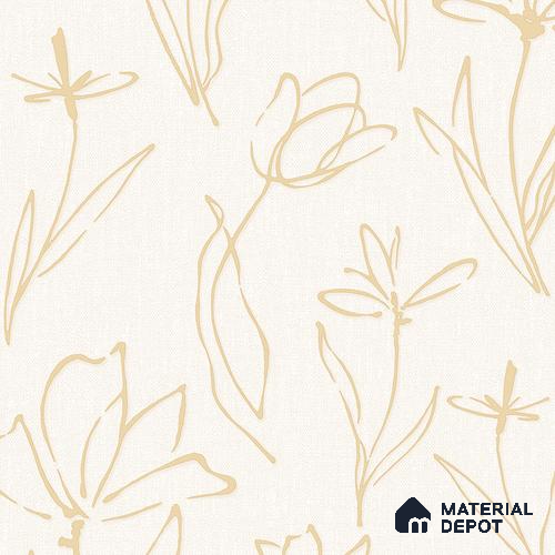 62510-2 | 5 Meter x 41.7 Inches Florals Look Wallpaper - 56.99 Sq. Ft. | Minimum 15% wastage during installation