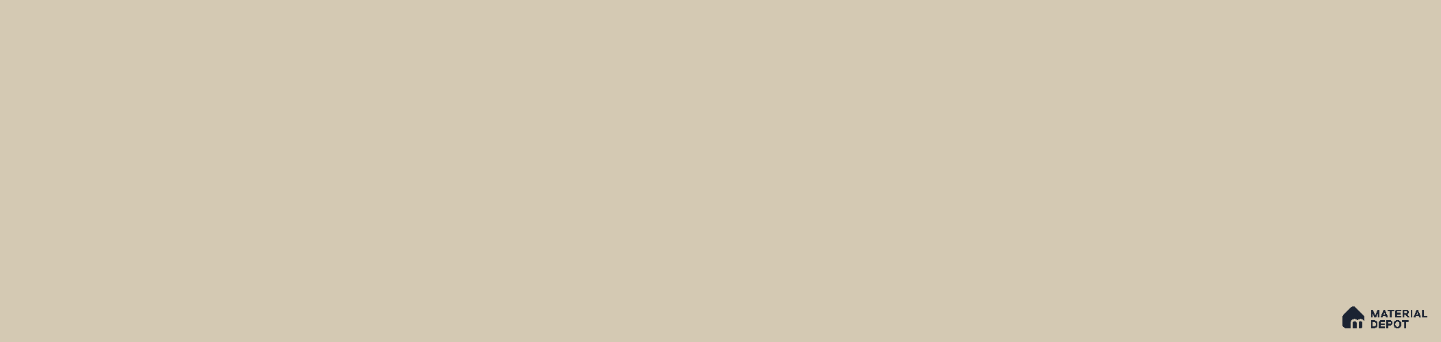 1054 Silky Cream 25x2 mm Matte PVC Edge Band Solid Series 1 Meter - 2 mm