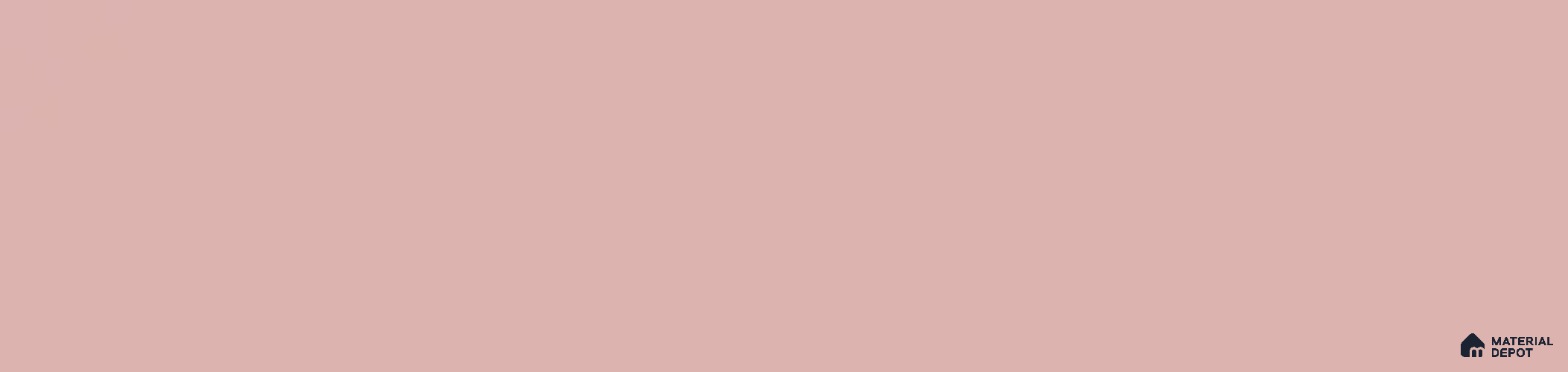 1060 Pink Salt 30x2 mm Matte PVC Edge Band Solid Series 1 Meter - 2 mm