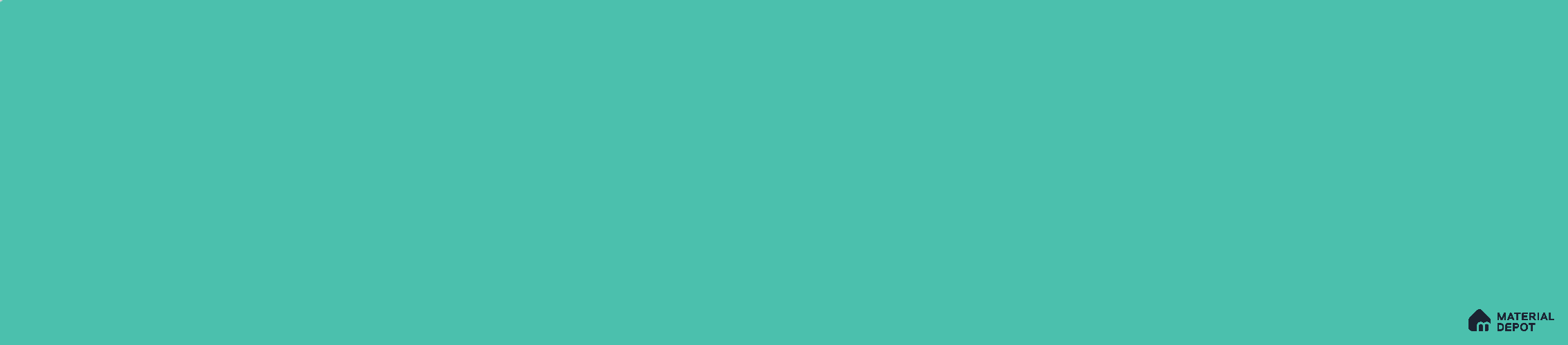 1061 HG Dream Green 22x0.8 mm Gloss PVC Edge Band Glam Series 1 Meter - 0.8 mm