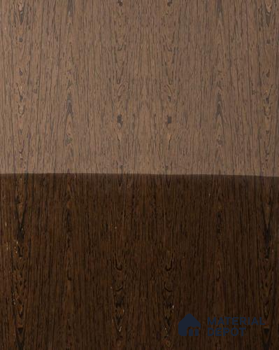 Brown Wood look Brown Ebony Crown 8 ft x 4 ft Recon Veneer - 3.2 mm | VE 00539