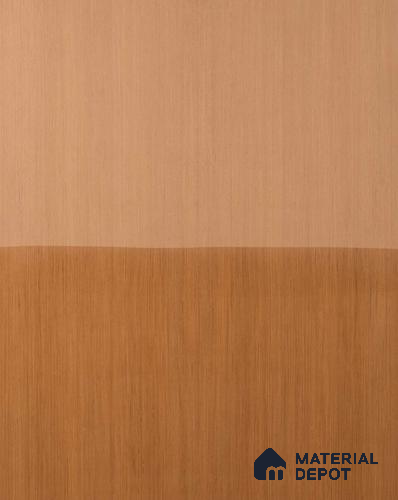Brown Wood look Grainless Teak 8 ft x 4 ft Recon Veneer - 3.2 mm | VE 00522