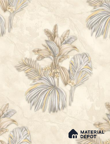 62131 | 9.5 Meter x 21 Inch Florals Look Wallpaper - 55 Sq. Ft.