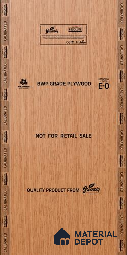 Absolute Calibrated BWP 710 Grade 8 ft x 4 ft OEM Plywood - 16 mm (5 Years Warranty)