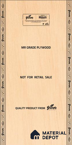 Absolute Calibrated MR Grade 8 ft x 4 ft OEM Plywood - 16 mm (5 Years Warranty)