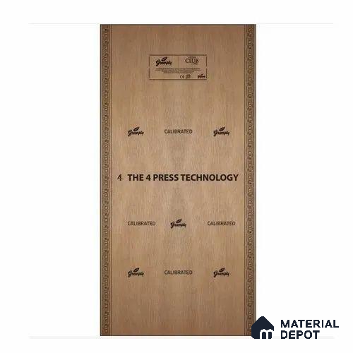 Green Club 5 Hundred BWP Grade 8 ft x 4 ft Plywood - 16 mm (Lifetime Warranty)