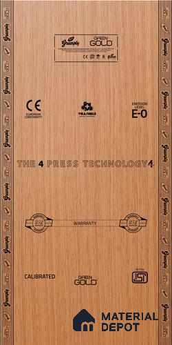 Green Gold IS 710 BWP Grade 8 ft x 4 ft Plywood - 12 mm (30 Years Warranty)