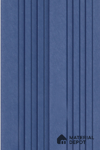 Blue Plain Colour Louver 7314 9 ft x 5 inch Charcoal Panel - 12 mm | Suitable for Feature Wall, TV Unit & Living Room | Width is Subjected to 5% Variation