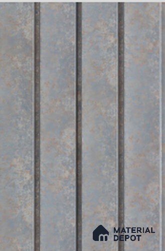 Grey Stone Louver 7401 9 ft x 5 inch Charcoal Panel - 12 mm | Suitable for Feature Wall, TV Unit & Living Room | Width is Subjected to 5% Variation