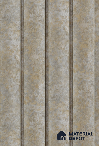 Beige Stone Louver 7403 9 ft x 5 inch Charcoal Panel - 12 mm | Suitable for Feature Wall, TV Unit & Living Room | Width is Subjected to 5% Variation